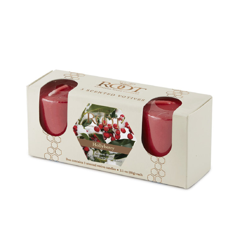 Root Candles Hollyberry Scented Votive Candle Wayfair